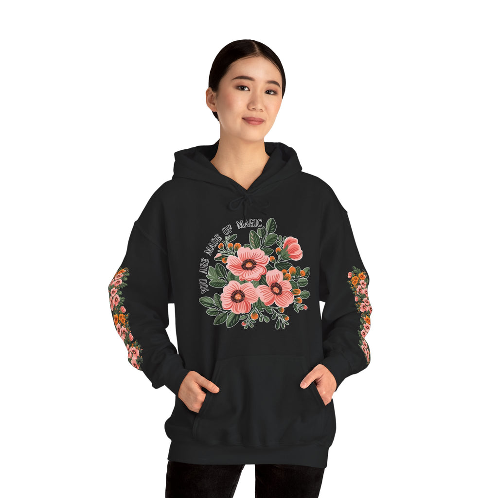 ORVIAN — Magic Floral Butterfly Unisex Heavy Blend Hoodie