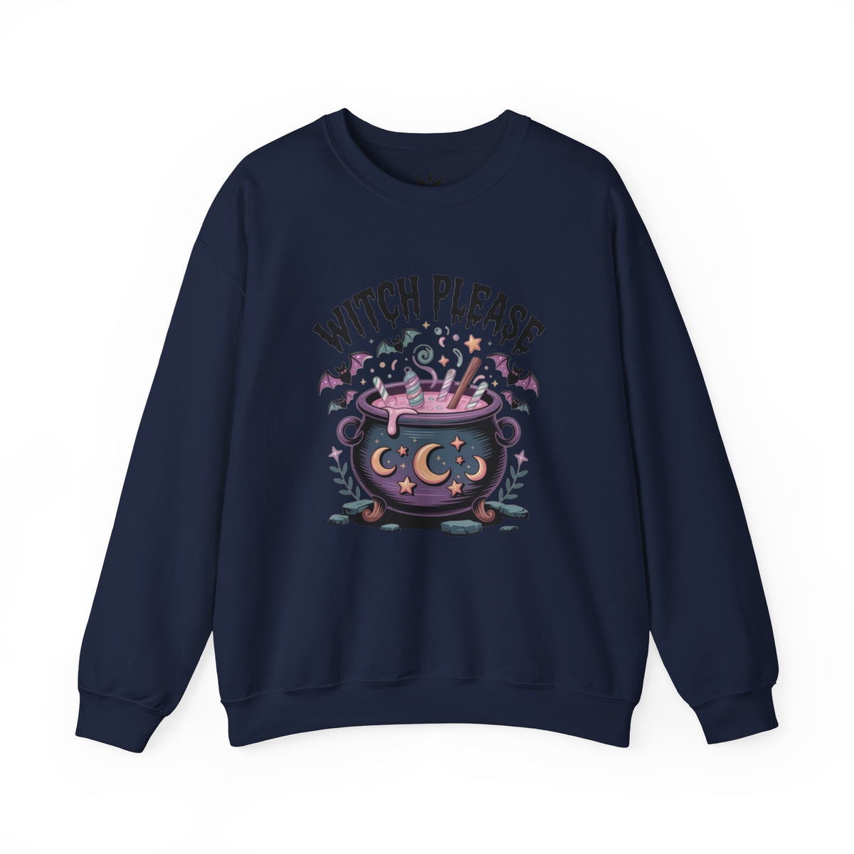 ORVIAN — Witch Please & I'm Just a Housewife Witch Crewneck, Magical Cauldron Unisex Heavy Blend