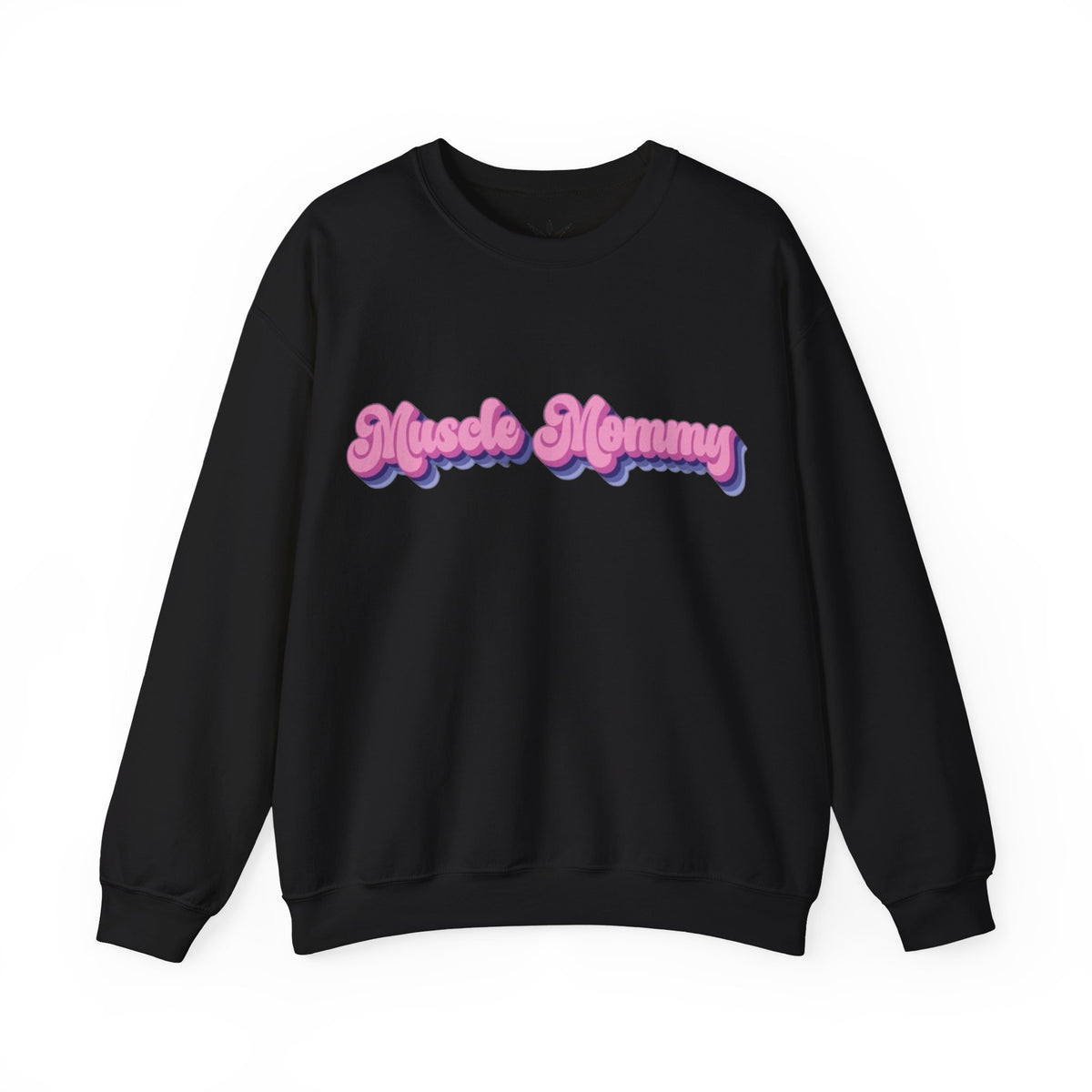 ORVIAN — Muscle Mommy Girls Just Wanna Have Guns Crewneck, Bold Feminine Typography Unisex