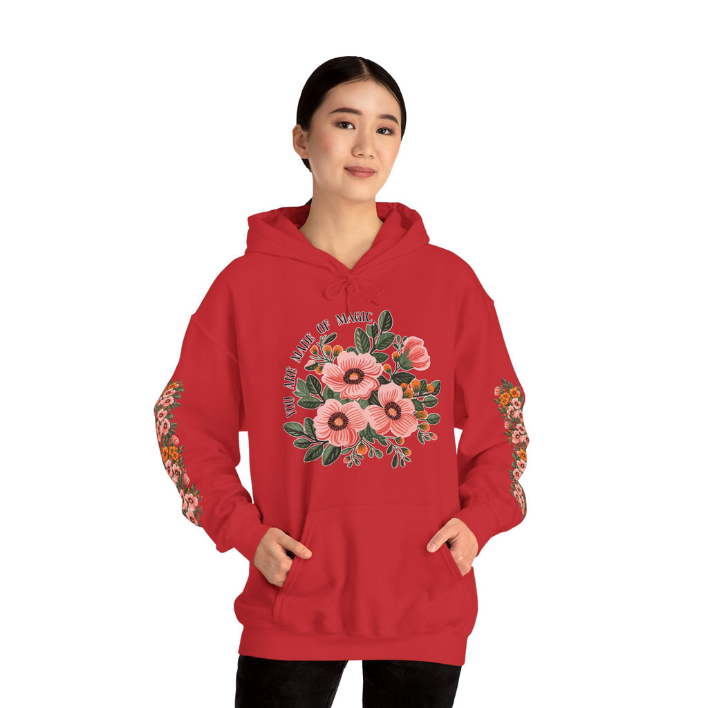 ORVIAN — Magic Floral Butterfly Unisex Heavy Blend Hoodie