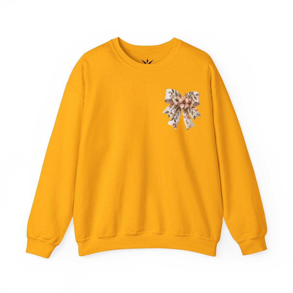 ORVIAN — Pumpkin Spice & Autumn Botanicals Crewneck, Floral Pumpkin Fall Unisex Sweatshirt