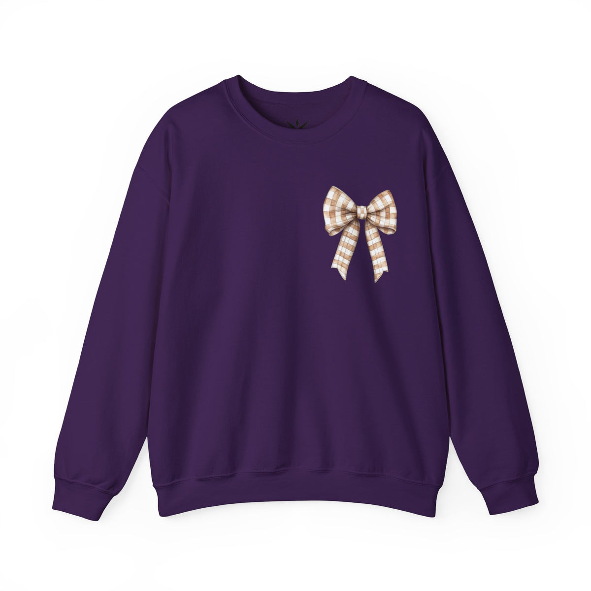 ORVIAN — Touchdown Season Football Bow Crewneck, Sparkle Game Day Sporty Unisex Heavy Blend