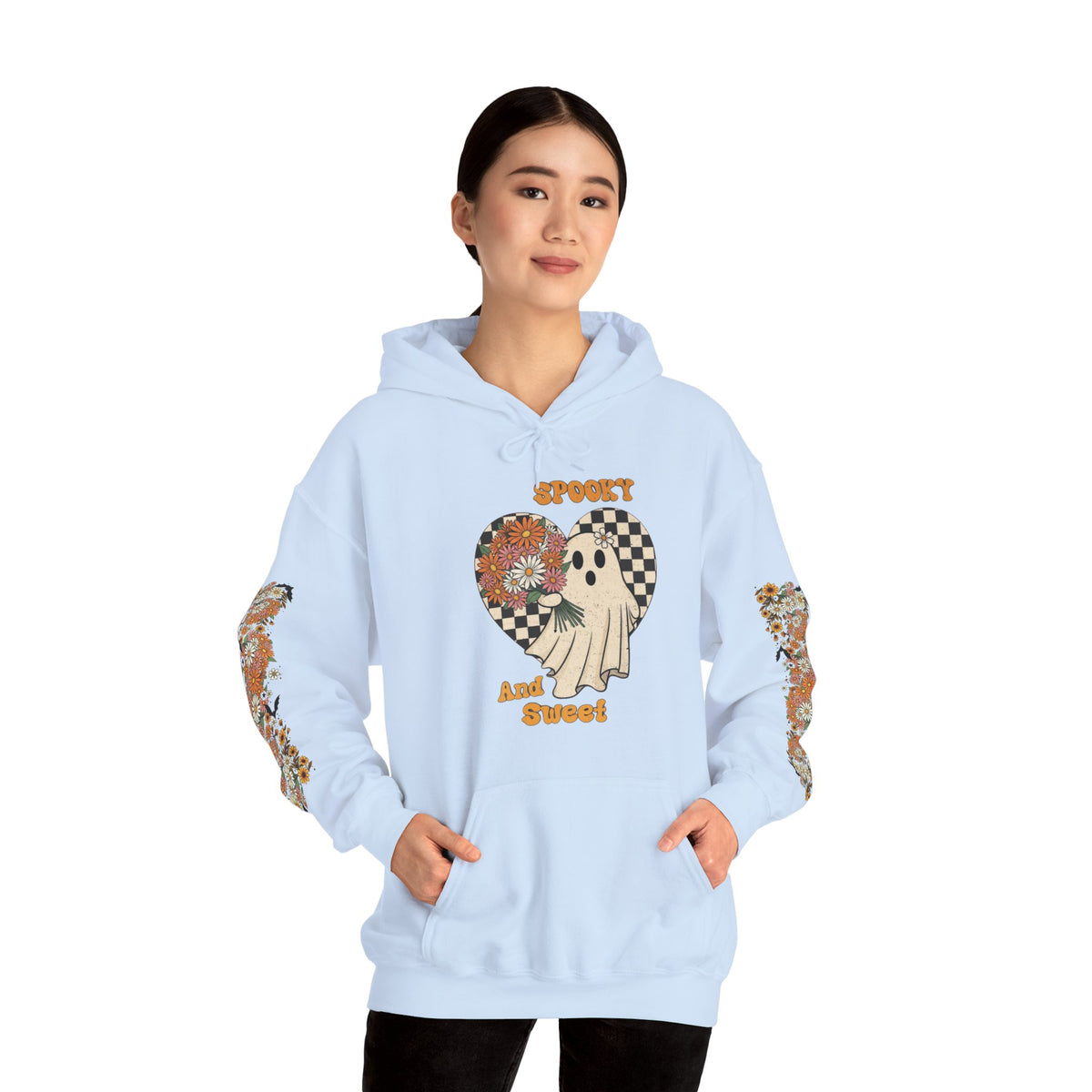 ORVIAN — Spooky and Sweet Ghost Unisex Heavy Blend Hoodie