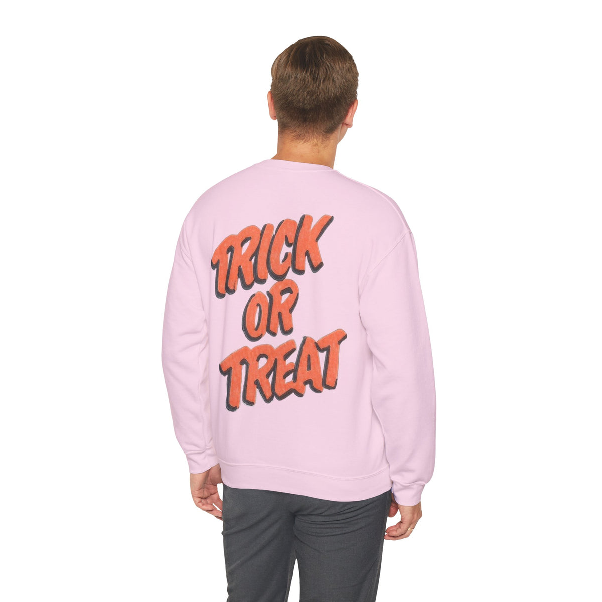 ORVIAN — Pumpkin Bra & Trick or Treat Halloween Crewneck, Skeleton Hands Unisex Heavy Blend