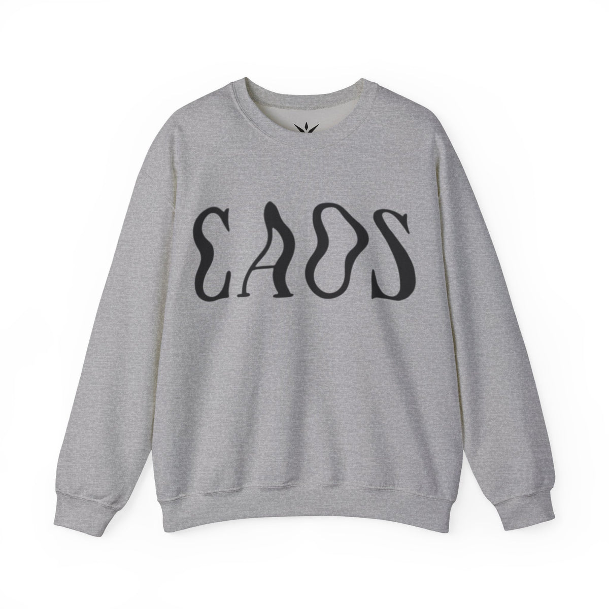 ORVIAN — Chaos Cat Crewneck, Reversed Lettering & Rebel Cat Graphic Unisex Heavy Blend
