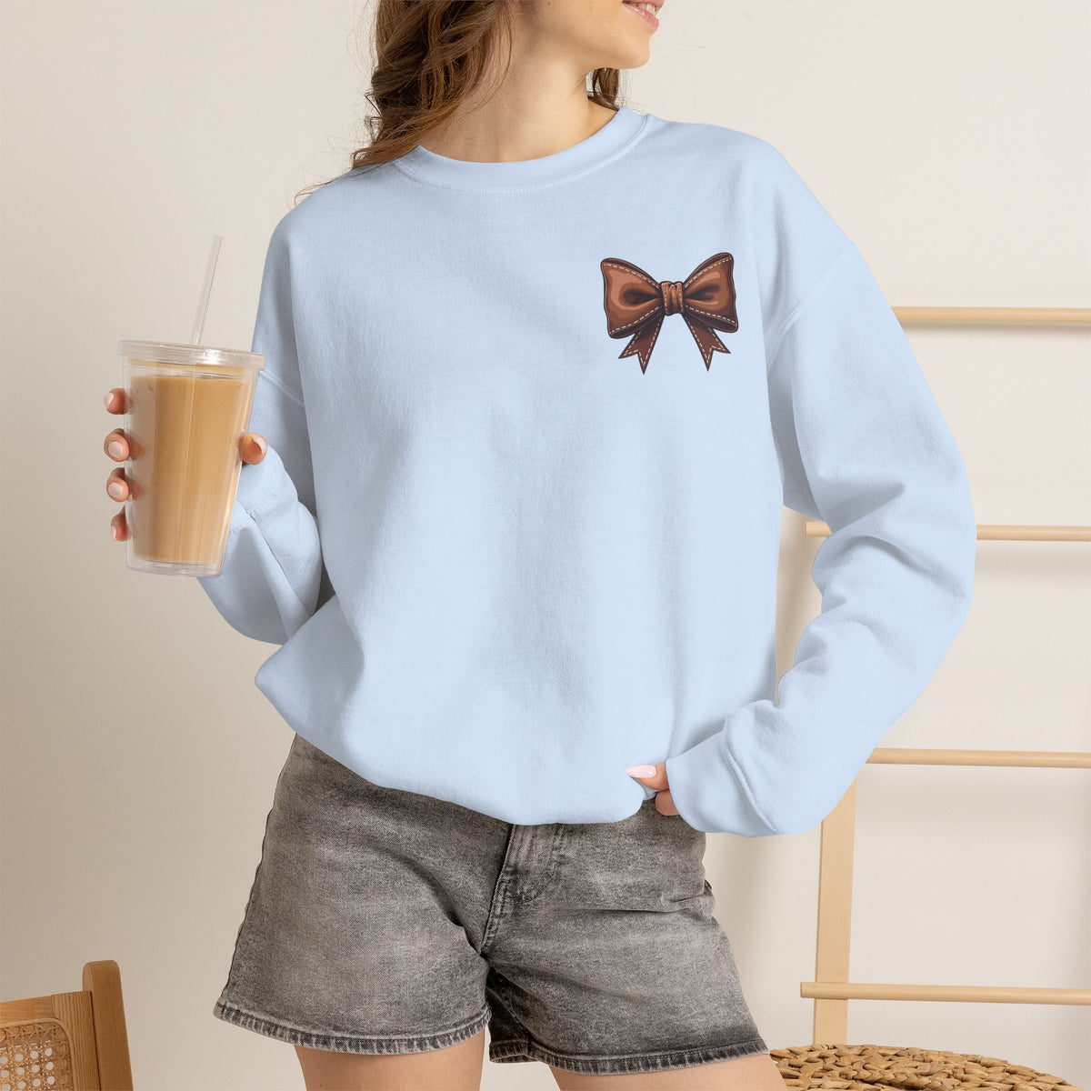 ORVIAN — Cuddles & Touchdowns Football Crewneck, 'Tis the Season Game Day Unisex Heavy Blend