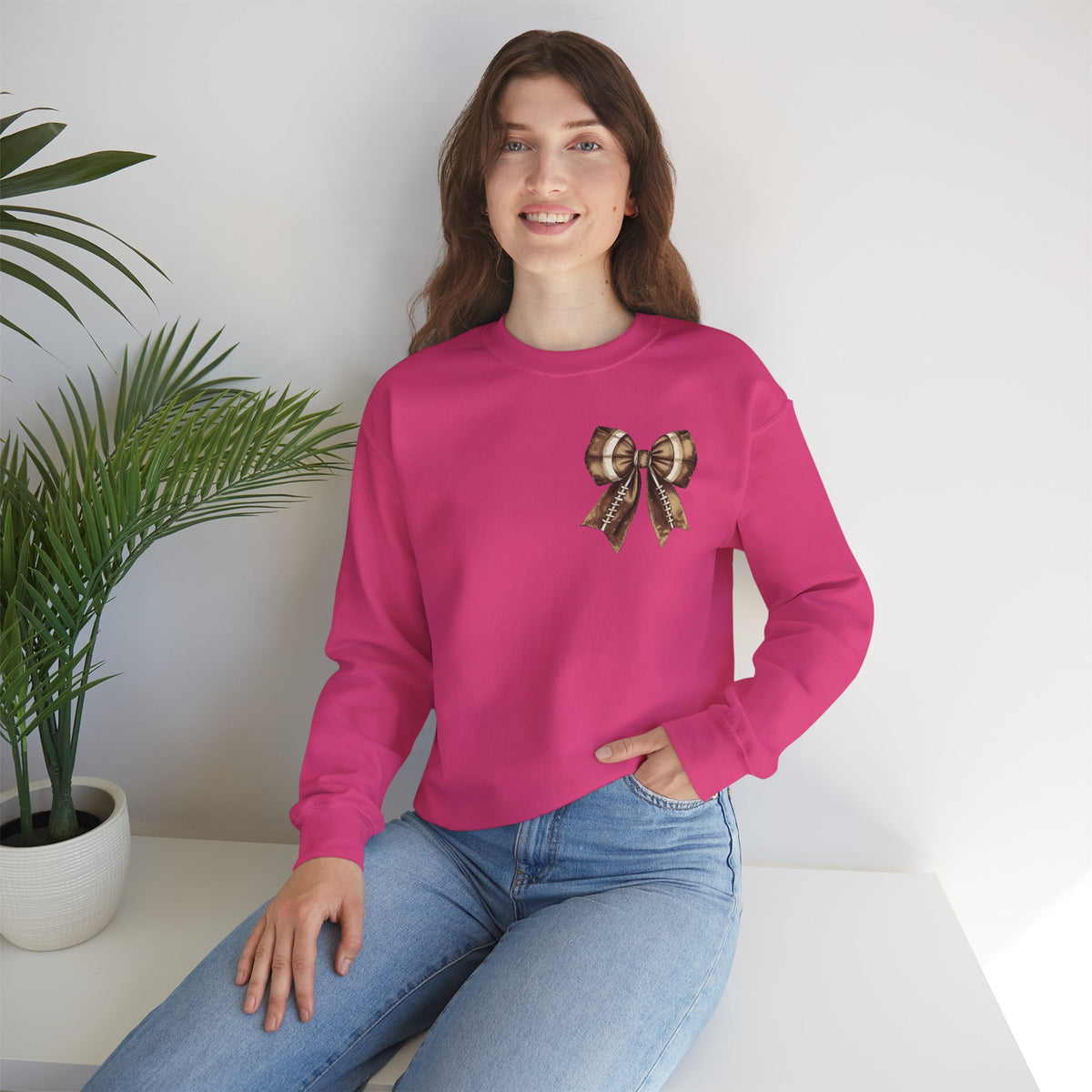 ORVIAN — ’Tis the Season Fall & Football Crewneck, Fall Sweet Fall Daisy Unisex Heavy Blend