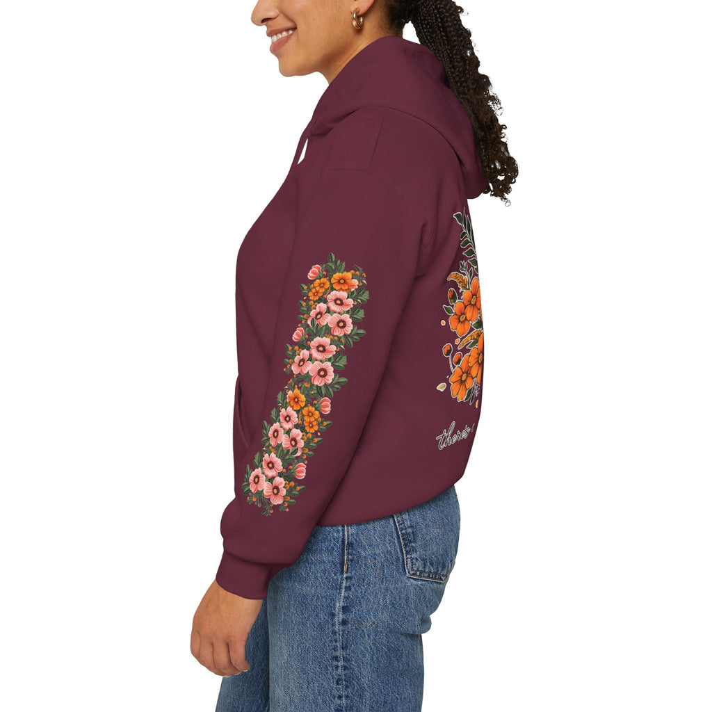 ORVIAN — Magic Floral Butterfly Unisex Heavy Blend Hoodie