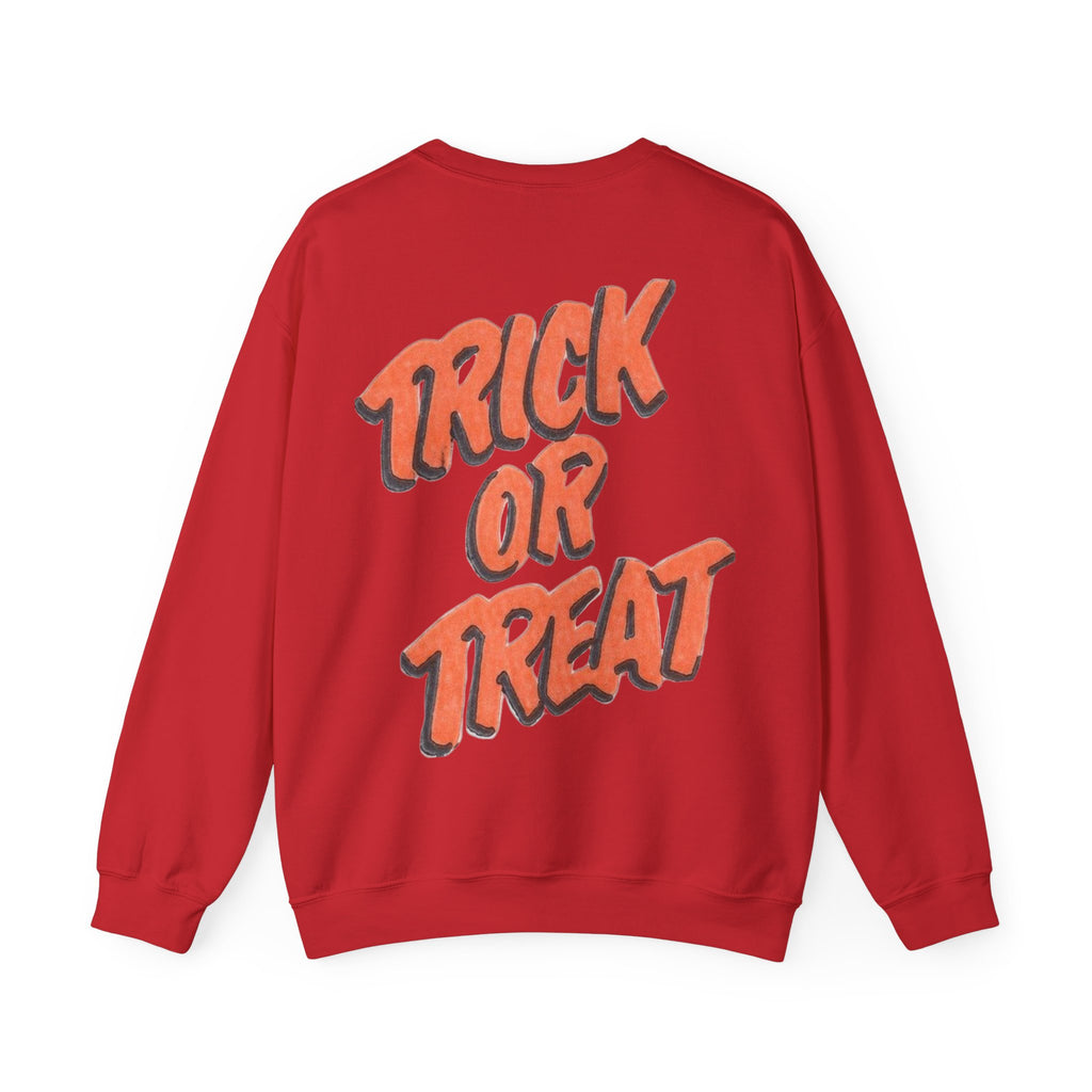 ORVIAN — Pumpkin Bra & Trick or Treat Halloween Crewneck, Skeleton Hands Unisex Heavy Blend