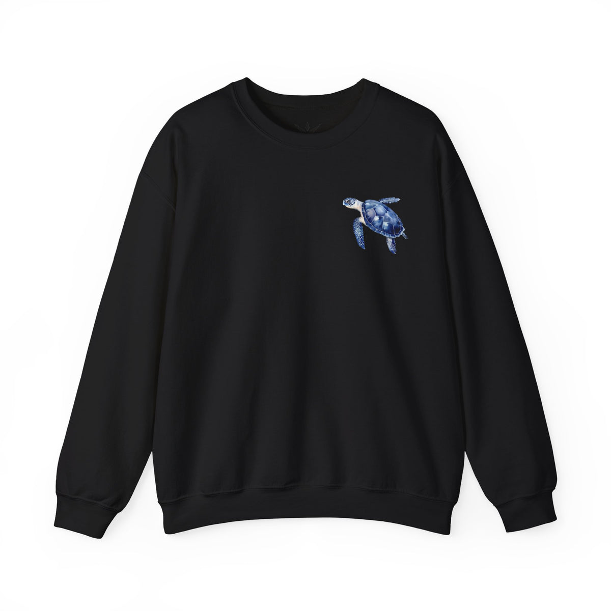 ORVIAN — Sea Turtle & Seashell Starfish Crewneck, Coastal Ocean Nautical Unisex Heavy Blend