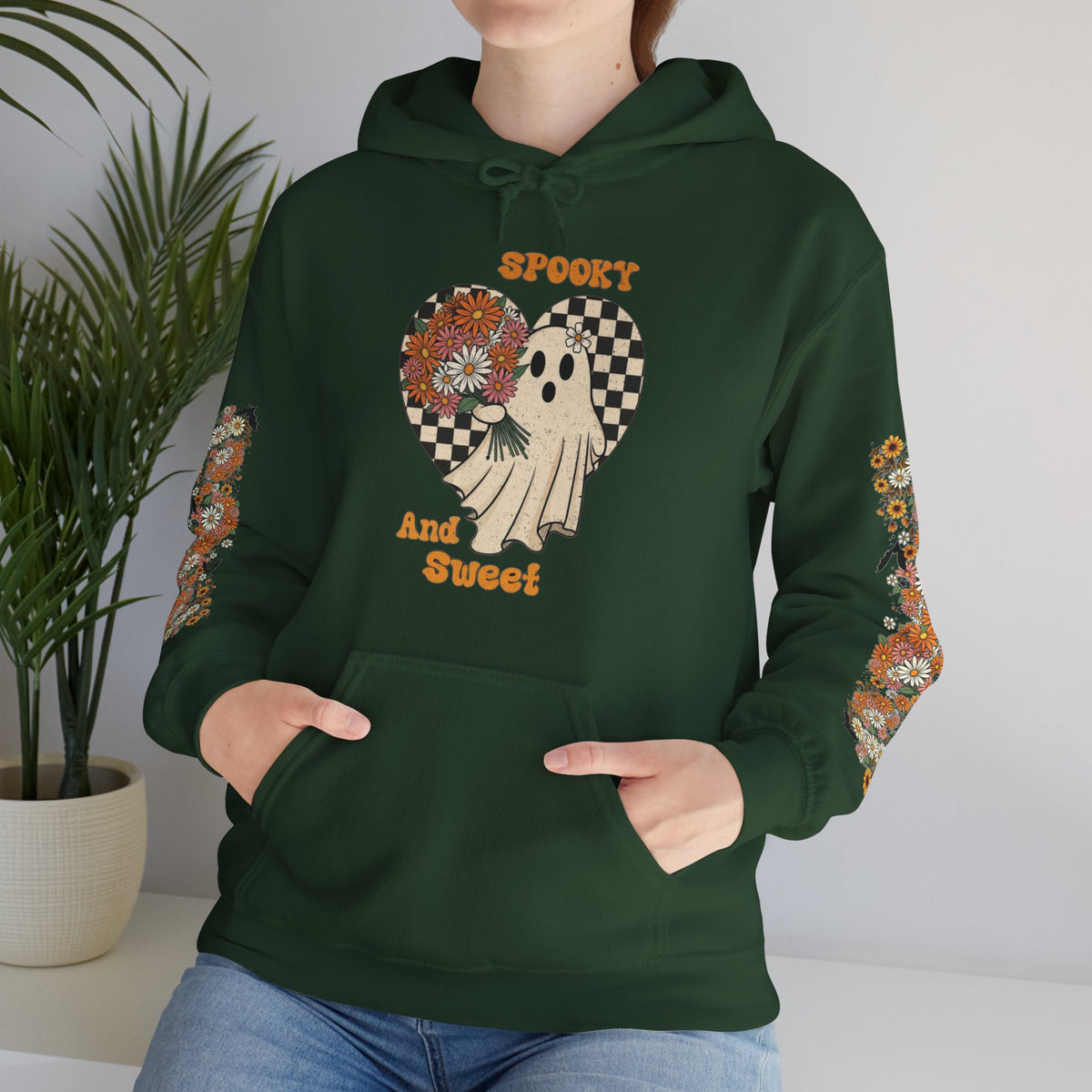 ORVIAN — Spooky and Sweet Ghost Unisex Heavy Blend Hoodie
