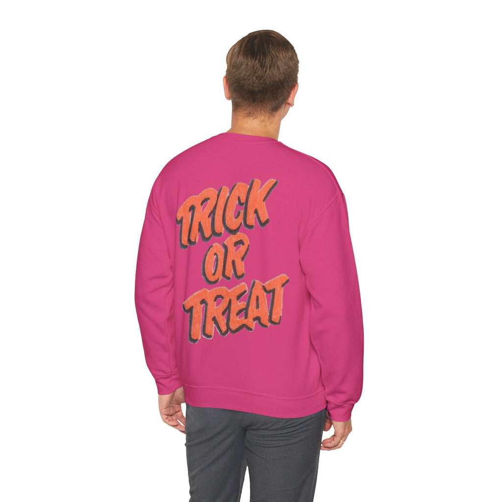 ORVIAN — Pumpkin Bra & Trick or Treat Halloween Crewneck, Skeleton Hands Unisex Heavy Blend