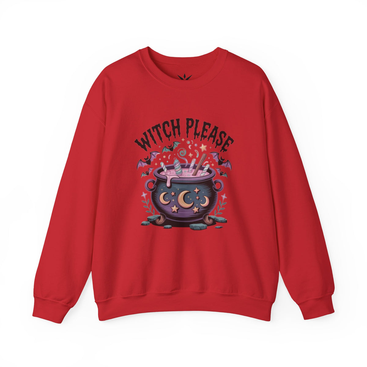 ORVIAN — Witch Please & I'm Just a Housewife Witch Crewneck, Magical Cauldron Unisex Heavy Blend