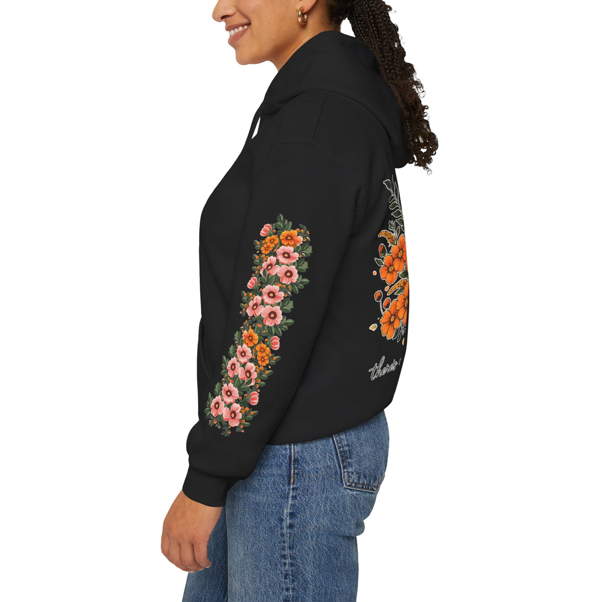 ORVIAN — Magic Floral Butterfly Unisex Heavy Blend Hoodie