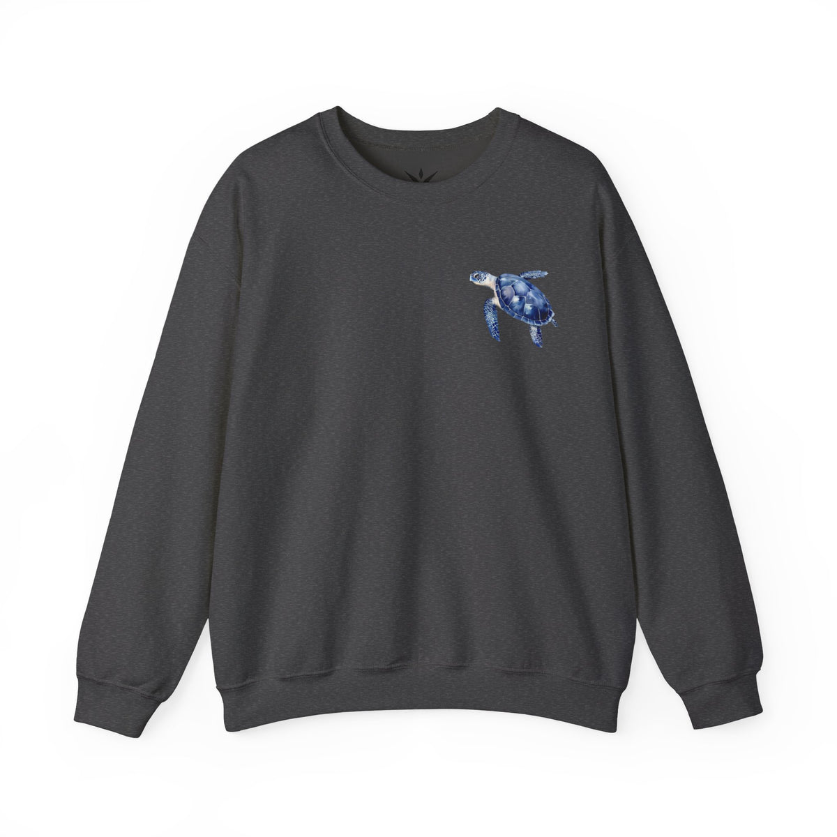 ORVIAN — Sea Turtle & Seashell Starfish Crewneck, Coastal Ocean Nautical Unisex Heavy Blend
