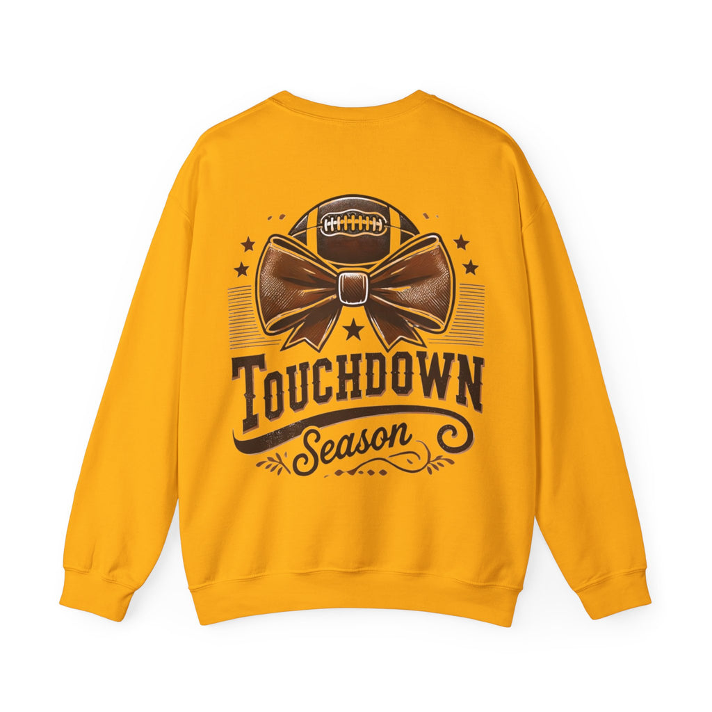 ORVIAN — Cuddles & Touchdowns Football Crewneck, 'Tis the Season Game Day Unisex Heavy Blend