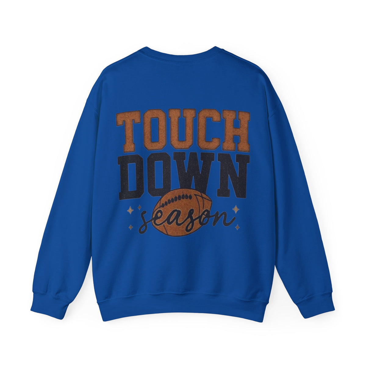 ORVIAN — Touchdown Season Coquette Football Bow Crewneck, Varsity Game Day Unisex Heavy Blend