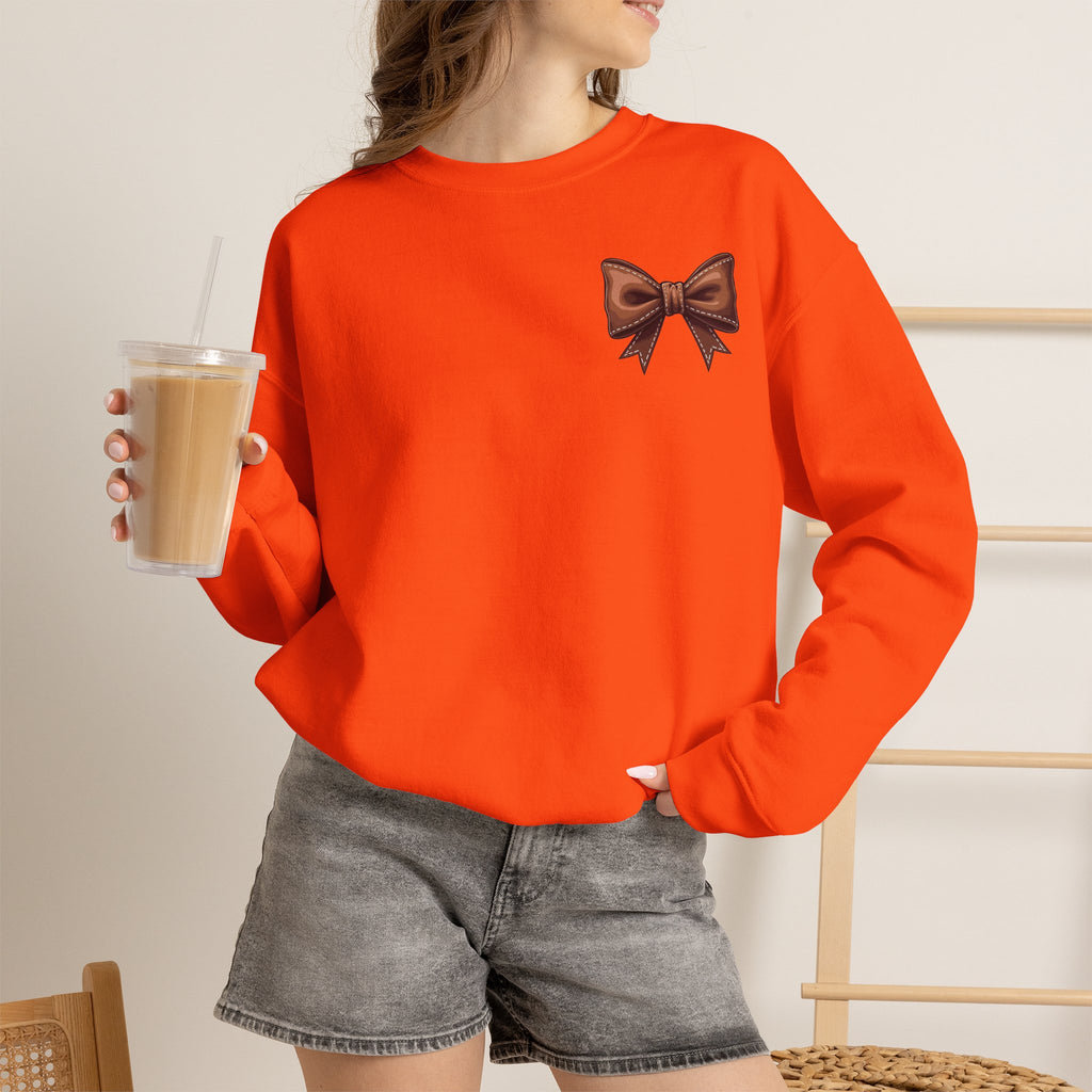 ORVIAN — Cuddles & Touchdowns Football Crewneck, 'Tis the Season Game Day Unisex Heavy Blend