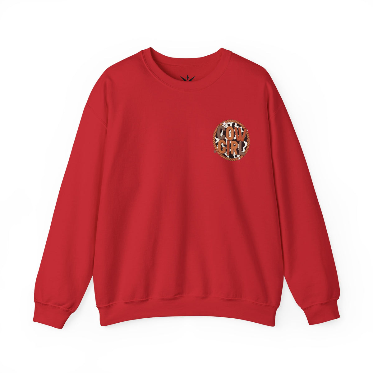 ORVIAN — Cowgirl “If I'm the Problem” Western Crewneck, Longhorn Skull Unisex Heavy Blend