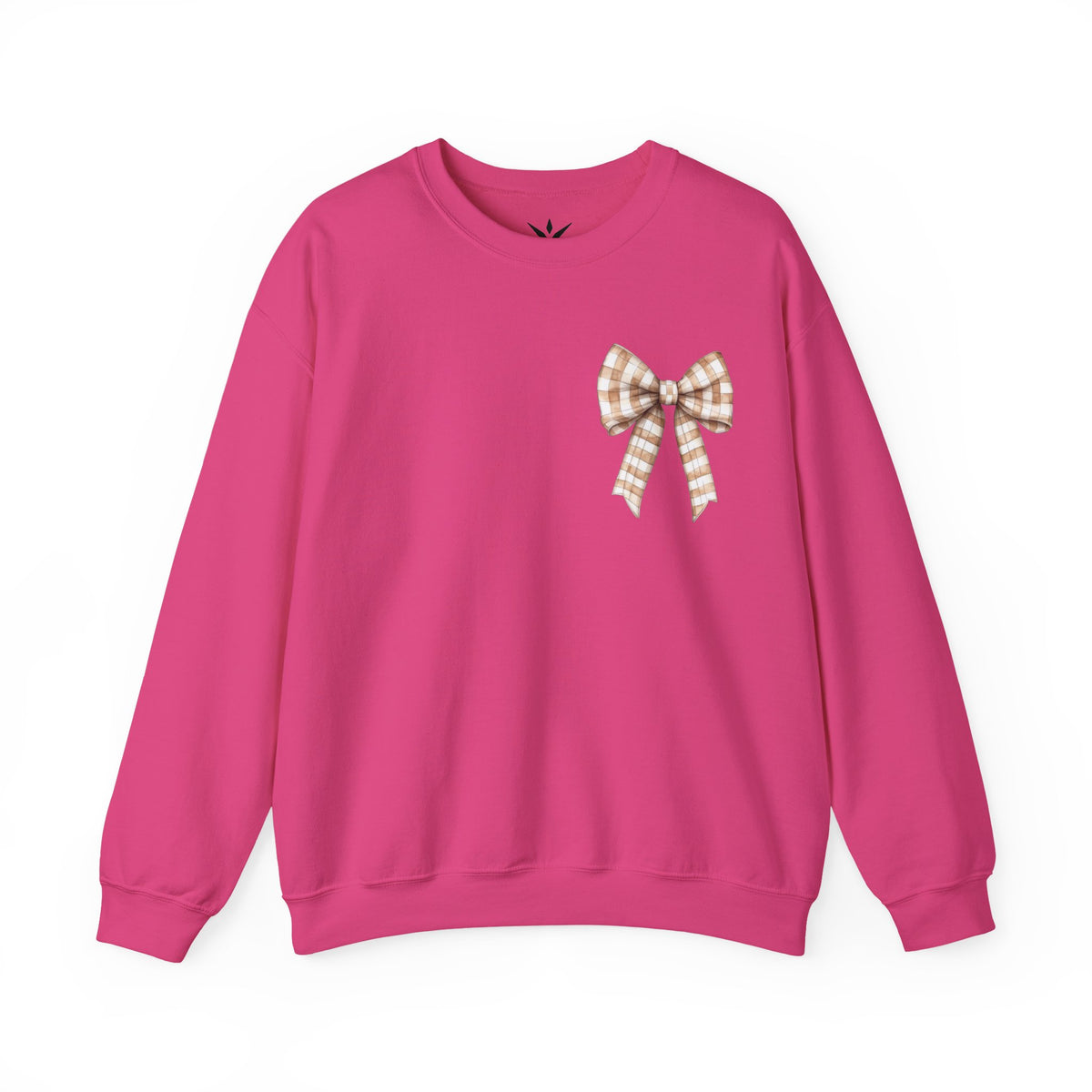 ORVIAN — Touchdown Season Football Bow Crewneck, Sparkle Game Day Sporty Unisex Heavy Blend