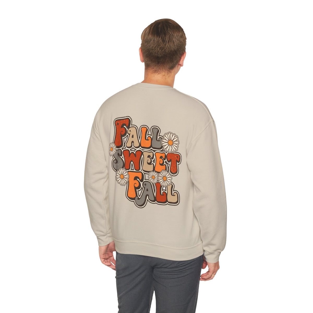 ORVIAN — ’Tis the Season Fall & Football Crewneck, Fall Sweet Fall Daisy Unisex Heavy Blend
