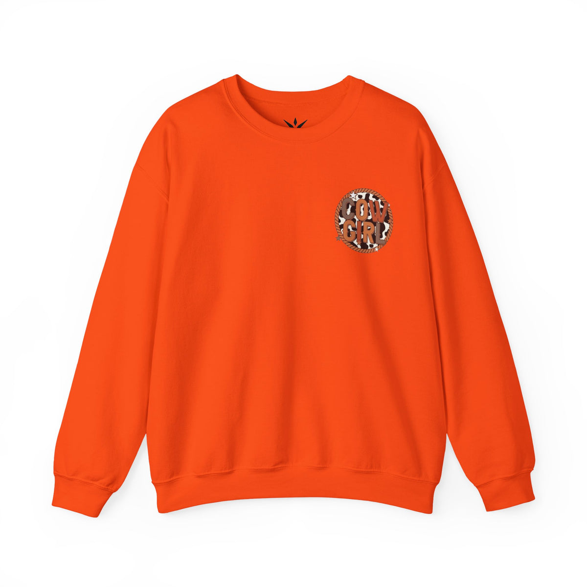 ORVIAN — Cowgirl “If I'm the Problem” Western Crewneck, Longhorn Skull Unisex Heavy Blend