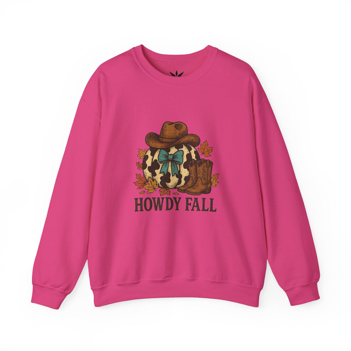 ORVIAN — Howdy Fall Wéstern Pumpkin & Ghost Cow Crewneck, Moo I Mean Boo Halloween Unisex