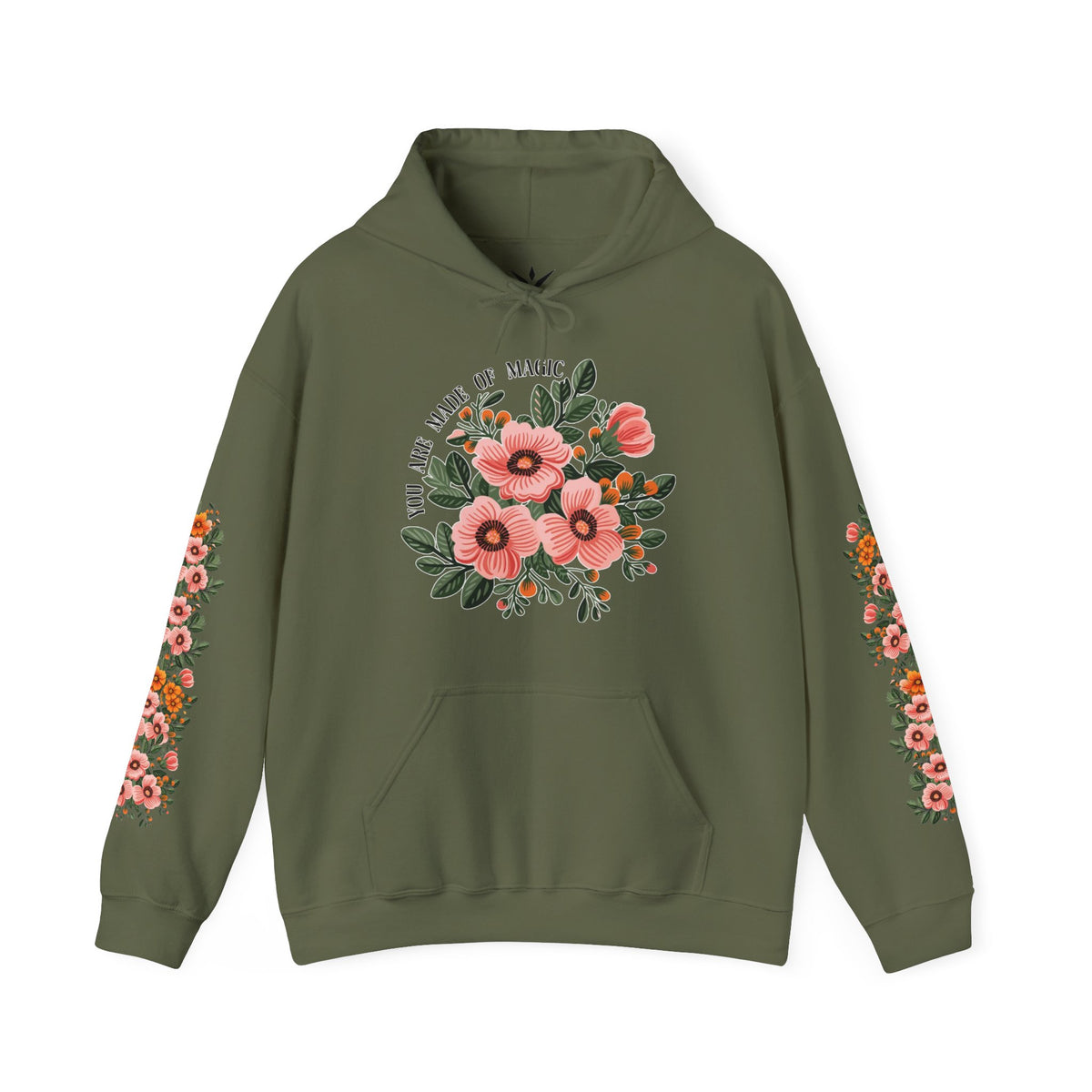 ORVIAN — Magic Floral Butterfly Unisex Heavy Blend Hoodie