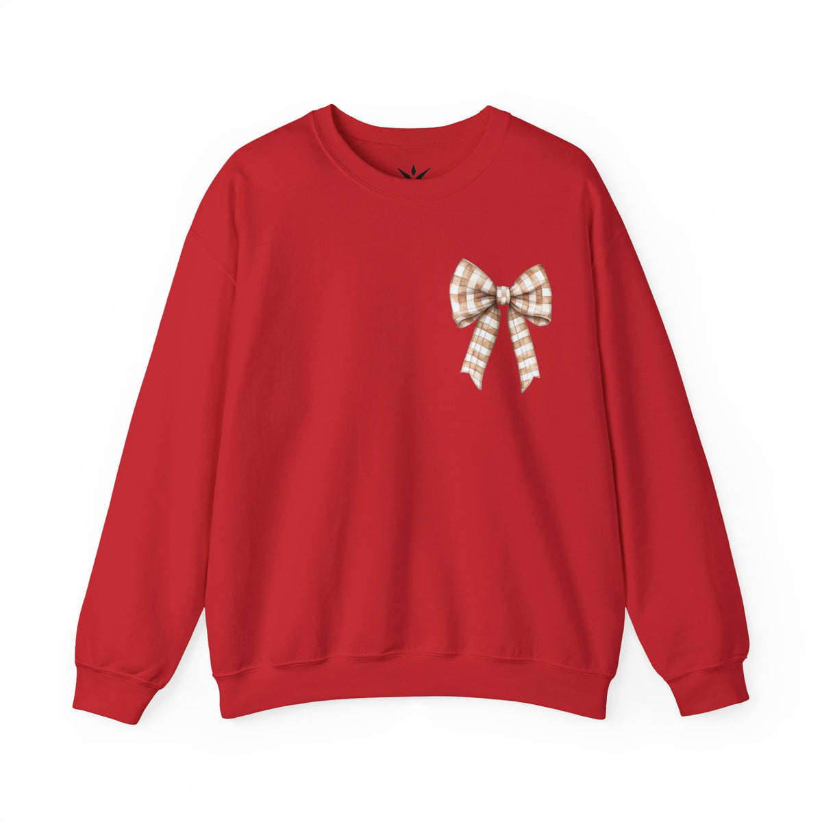 ORVIAN — Touchdown Season Football Bow Crewneck, Sparkle Game Day Sporty Unisex Heavy Blend