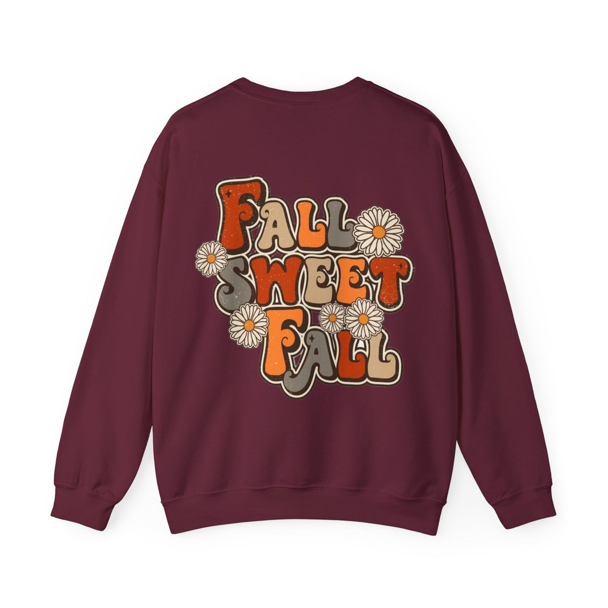 ORVIAN — ’Tis the Season Fall & Football Crewneck, Fall Sweet Fall Daisy Unisex Heavy Blend