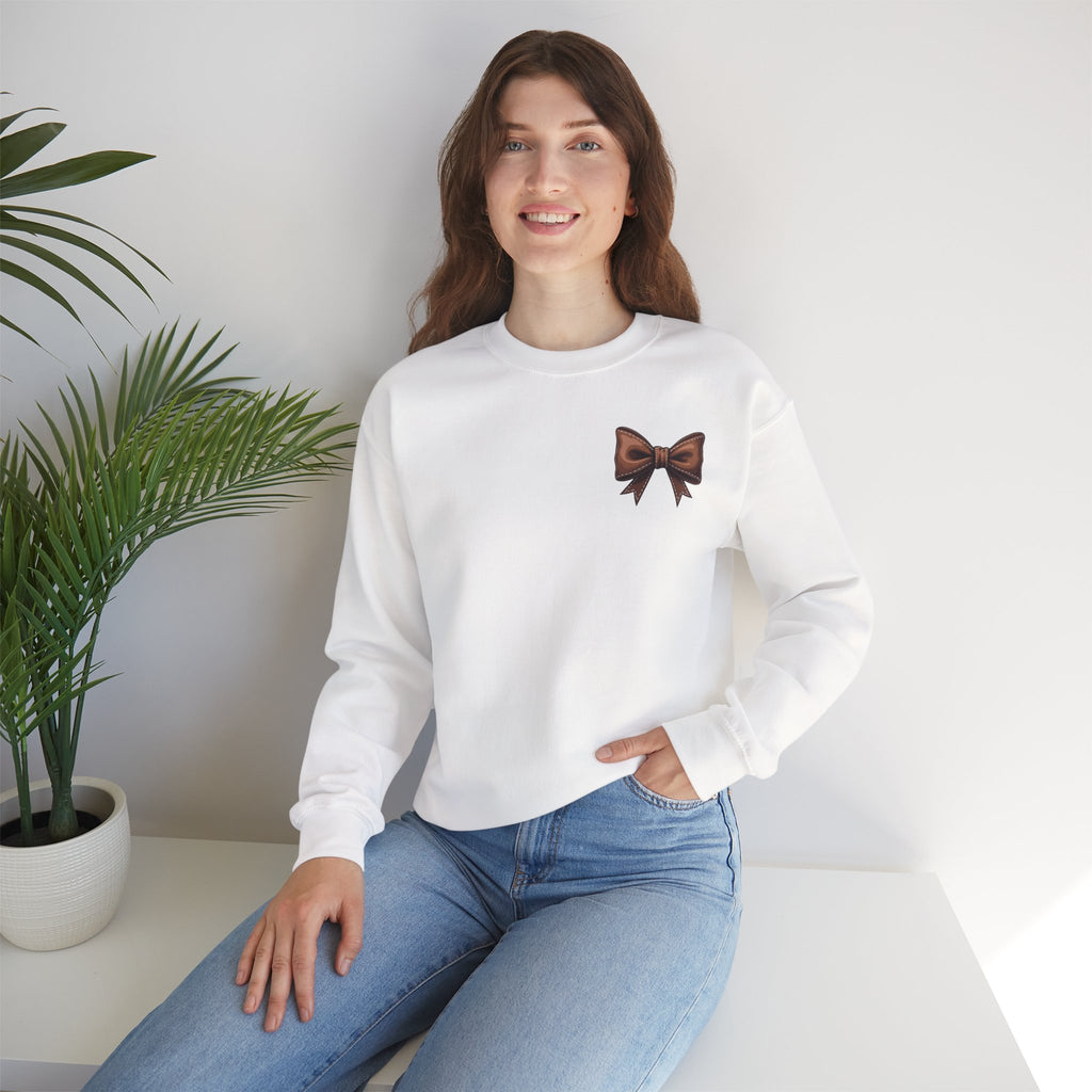ORVIAN — Cuddles & Touchdowns Football Crewneck, 'Tis the Season Game Day Unisex Heavy Blend