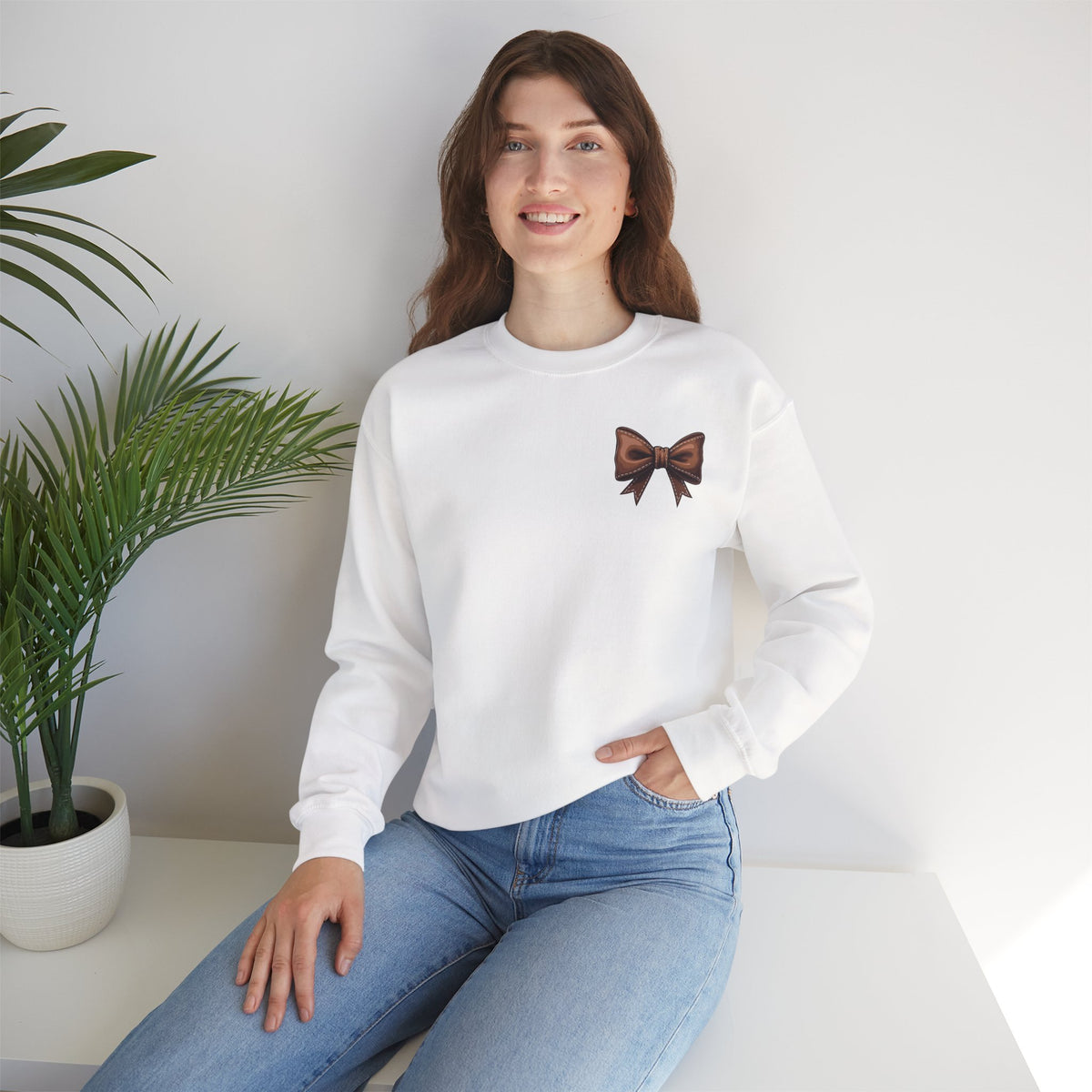 ORVIAN — Cuddles & Touchdowns Football Crewneck, 'Tis the Season Game Day Unisex Heavy Blend
