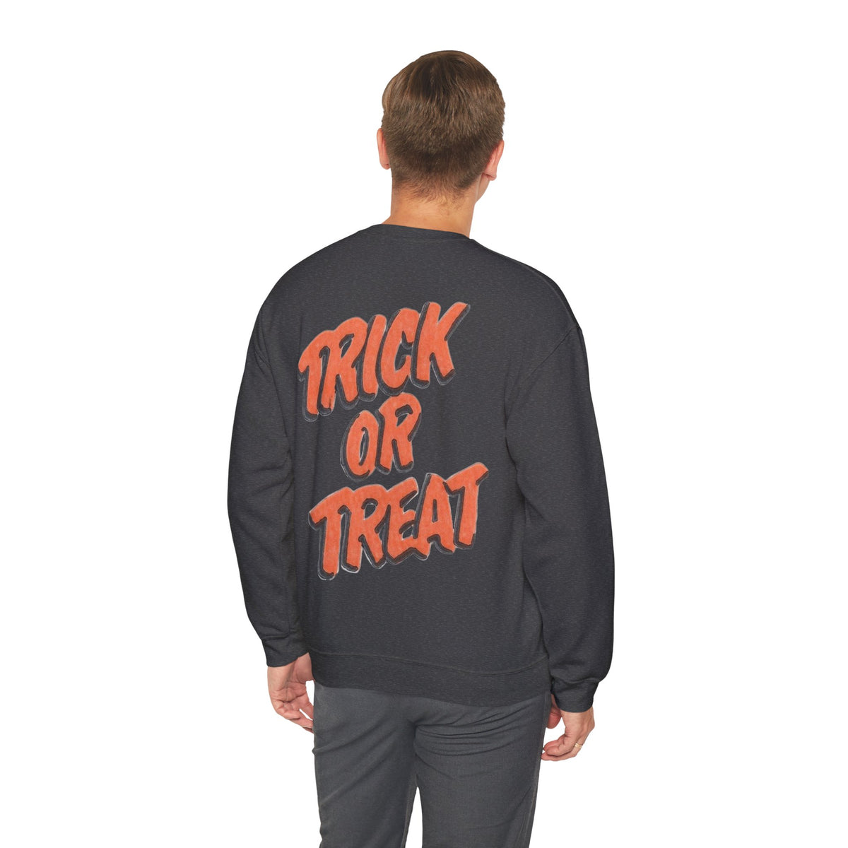 ORVIAN — Pumpkin Bra & Trick or Treat Halloween Crewneck, Skeleton Hands Unisex Heavy Blend