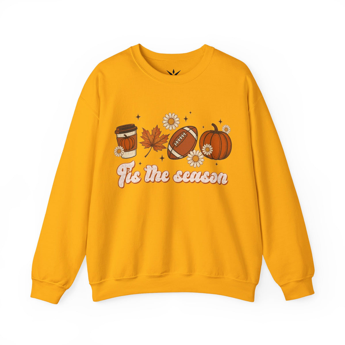 ORVIAN — ’Tis the Season Fall & Football Crewneck, Fall Sweet Fall Daisy Unisex Heavy Blend