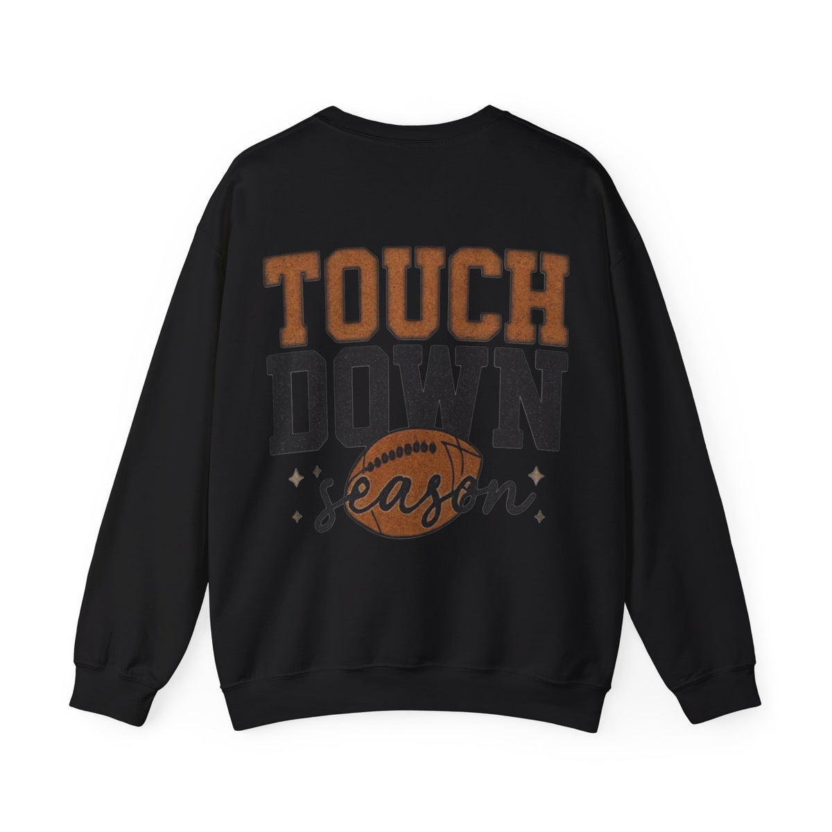 ORVIAN — Touchdown Season Coquette Football Bow Crewneck, Varsity Game Day Unisex Heavy Blend