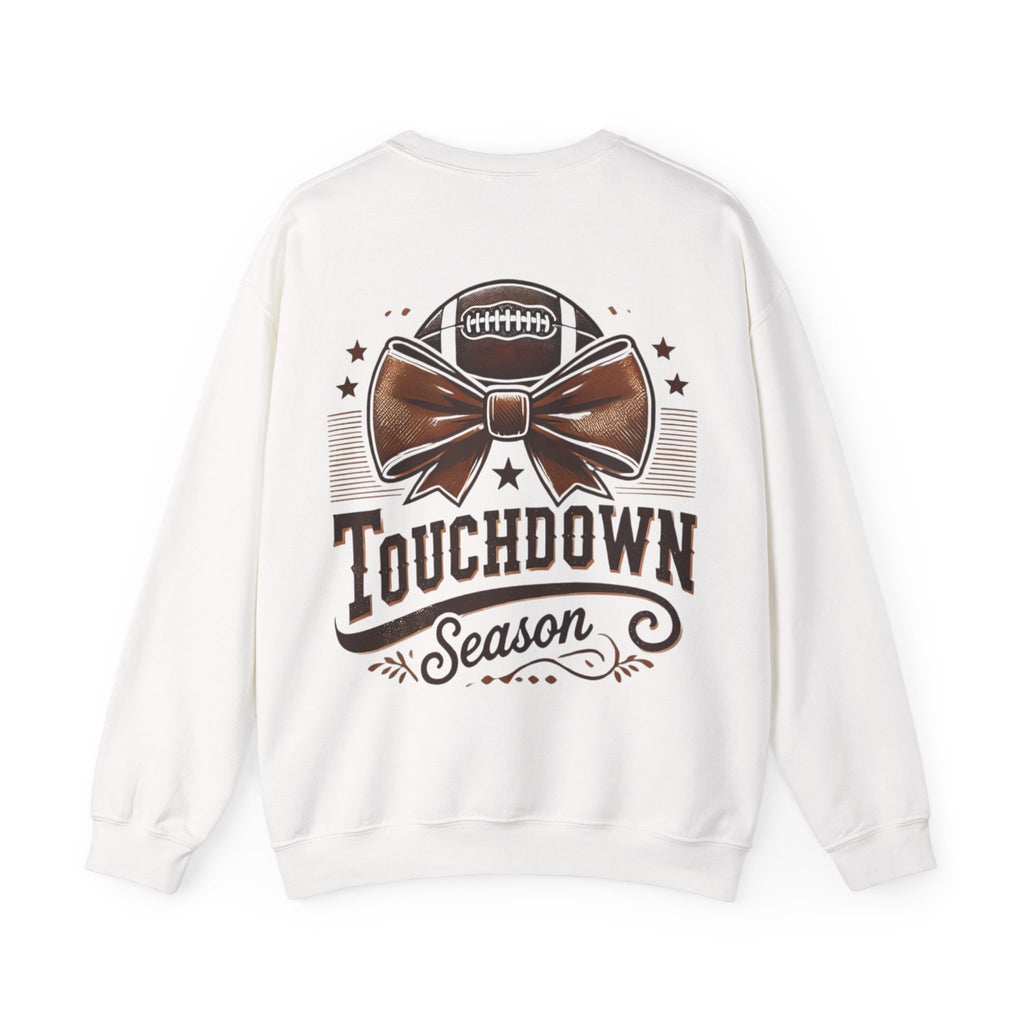 ORVIAN — Cuddles & Touchdowns Football Crewneck, 'Tis the Season Game Day Unisex Heavy Blend