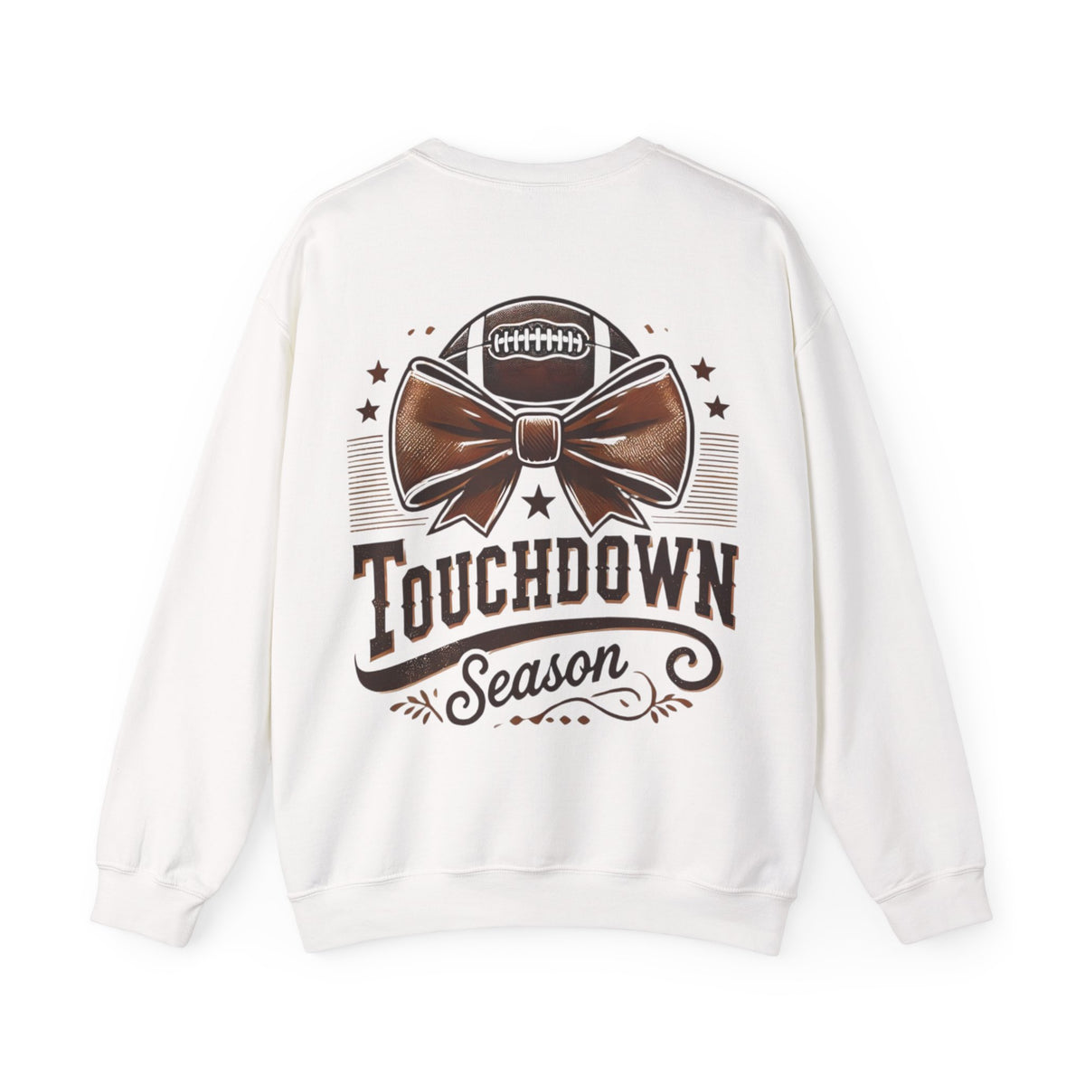 ORVIAN — Cuddles & Touchdowns Football Crewneck, 'Tis the Season Game Day Unisex Heavy Blend