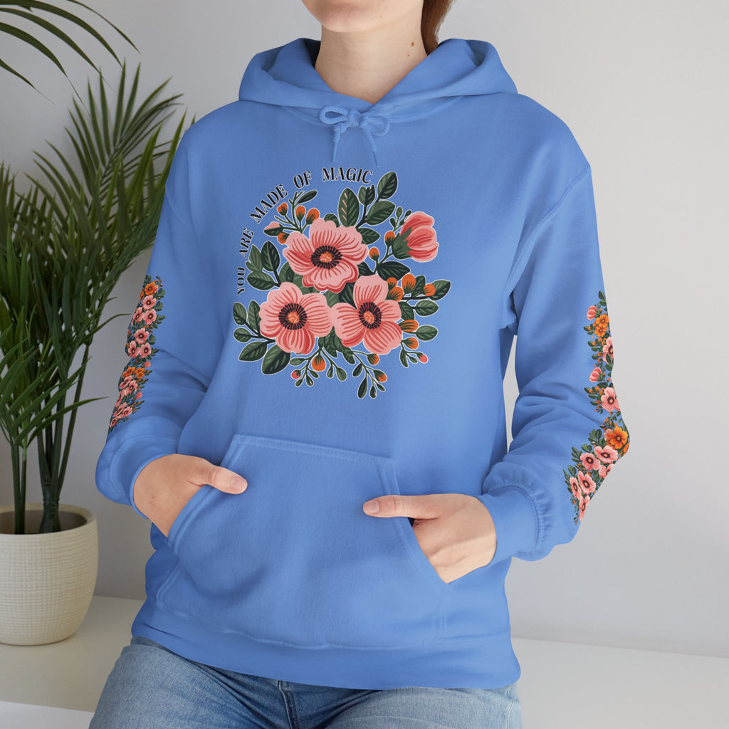 ORVIAN — Magic Floral Butterfly Unisex Heavy Blend Hoodie