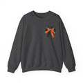 ORVIAN — Coquette Ghost & Bow Halloween Crewneck, Lace Ghost Pumpkin Unisex Sweatshirt