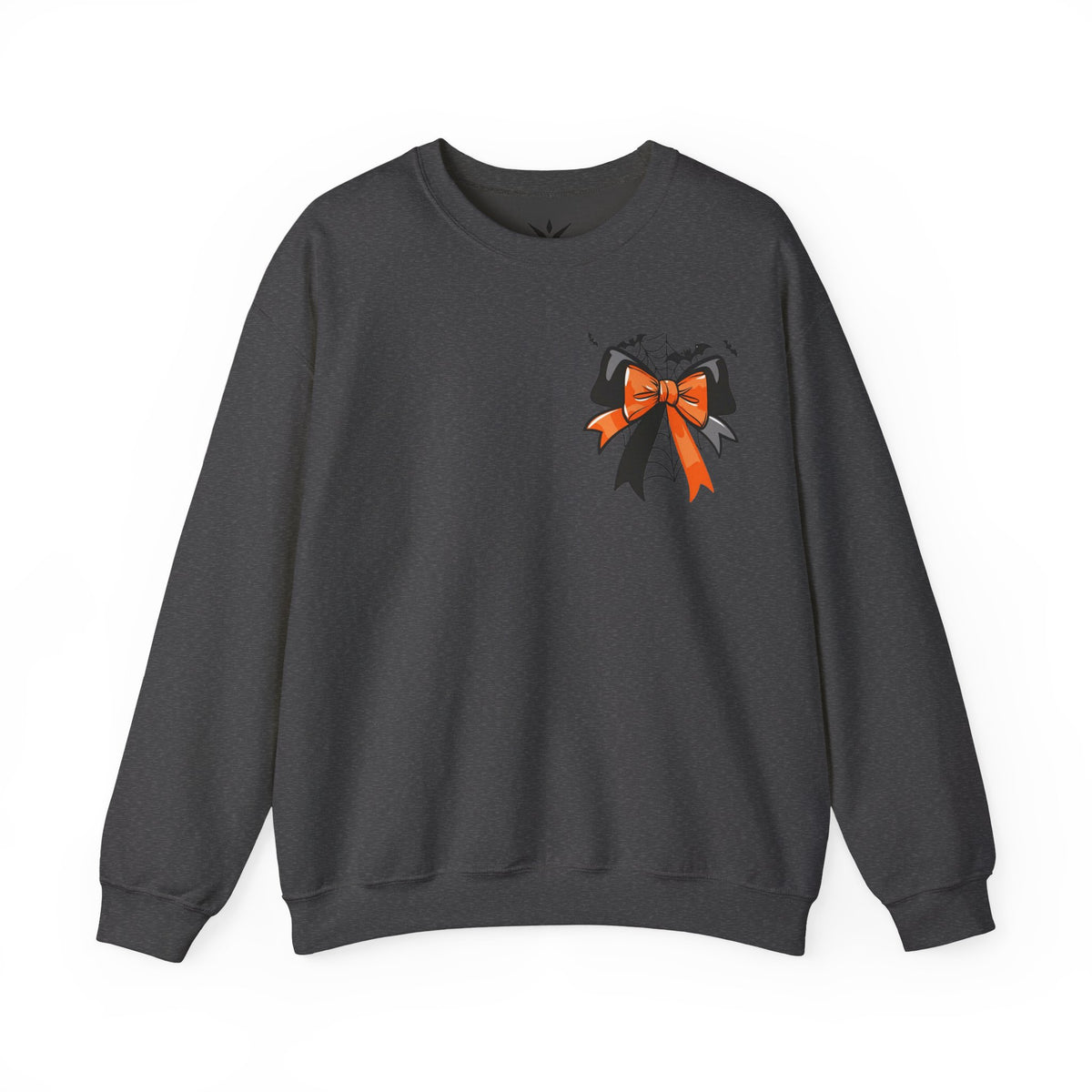 ORVIAN — Coquette Ghost & Bow Halloween Crewneck, Lace Ghost Pumpkin Unisex Sweatshirt