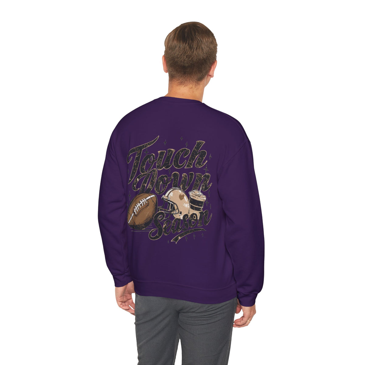 ORVIAN — ’Tis the Season Fall & Football Crewneck, Fall Sweet Fall Daisy Unisex Heavy Blend