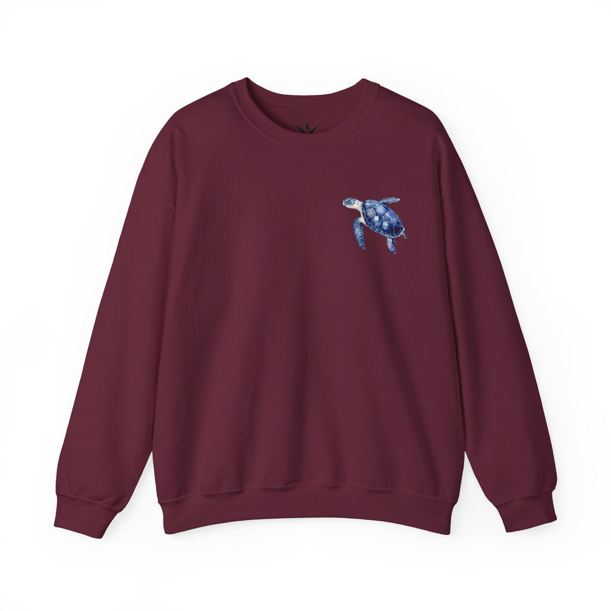ORVIAN — Sea Turtle & Seashell Starfish Crewneck, Coastal Ocean Nautical Unisex Heavy Blend