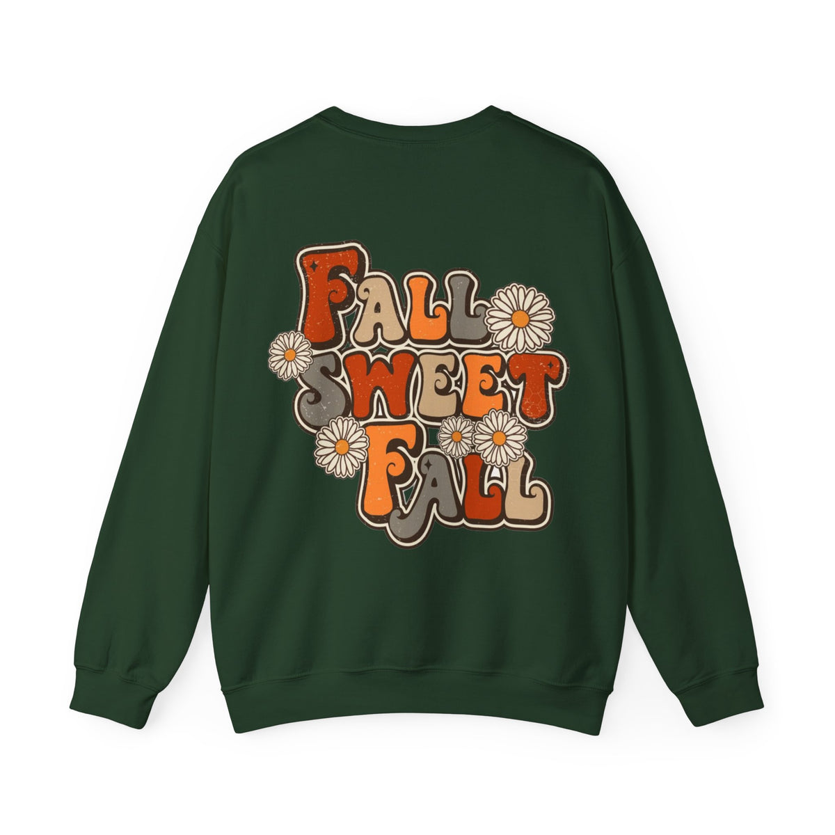 ORVIAN — ’Tis the Season Fall & Football Crewneck, Fall Sweet Fall Daisy Unisex Heavy Blend