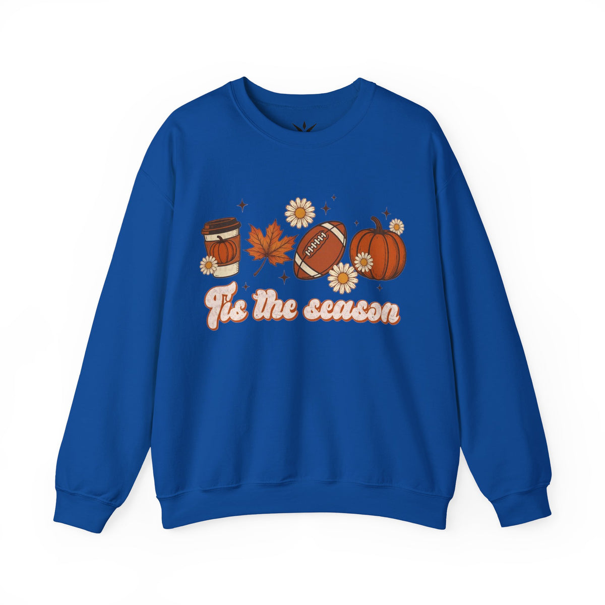 ORVIAN — ’Tis the Season Fall & Football Crewneck, Fall Sweet Fall Daisy Unisex Heavy Blend