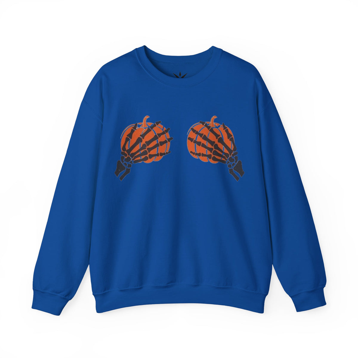 ORVIAN — Pumpkin Bra & Trick or Treat Halloween Crewneck, Skeleton Hands Unisex Heavy Blend