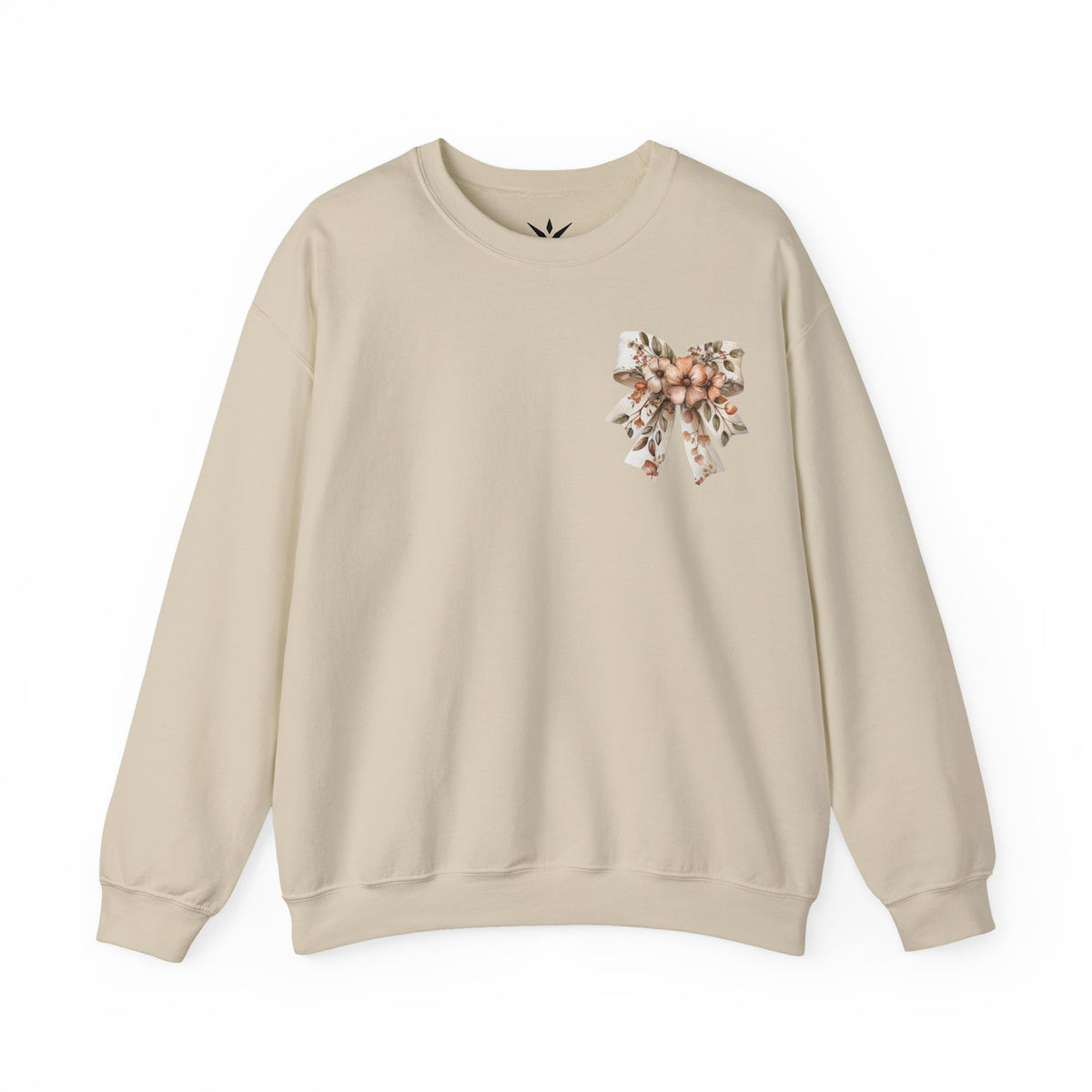 ORVIAN — Pumpkin Spice & Autumn Botanicals Crewneck, Floral Pumpkin Fall Unisex Sweatshirt