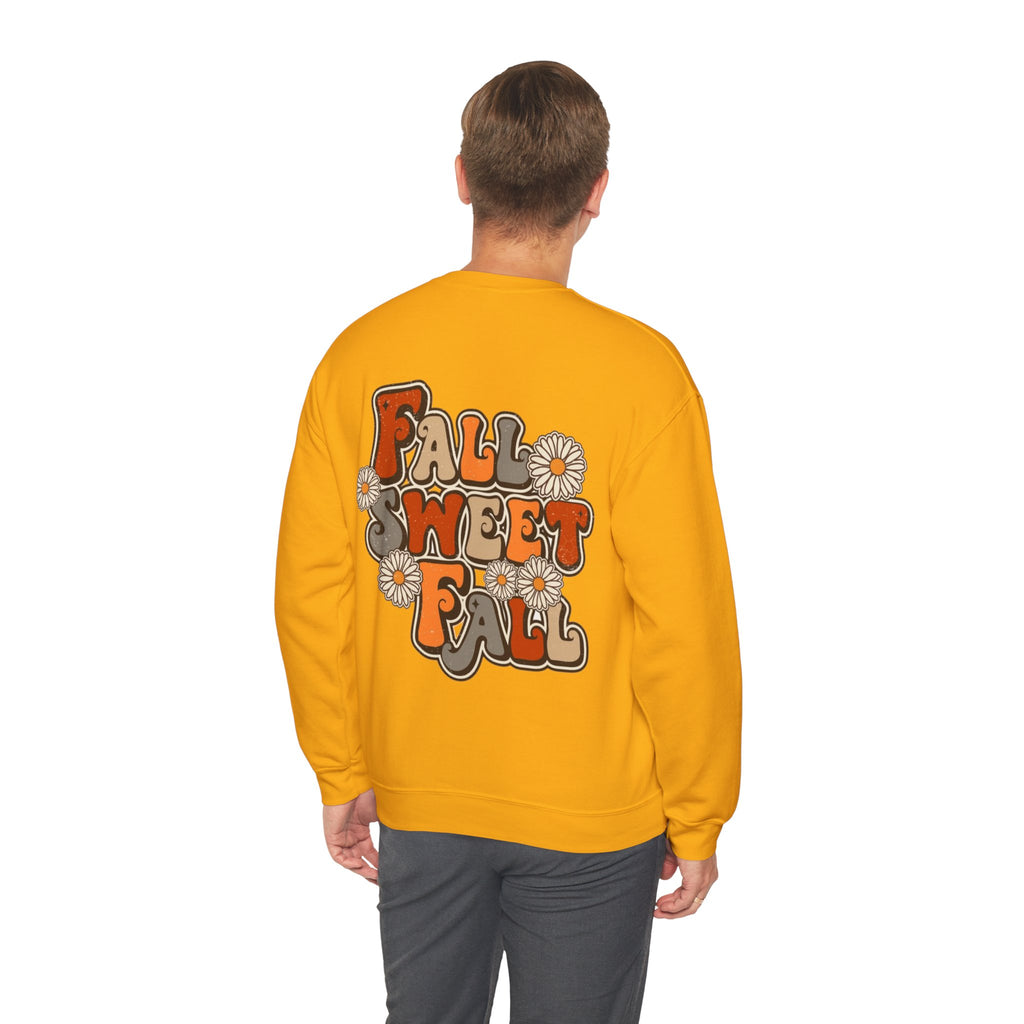ORVIAN — ’Tis the Season Fall & Football Crewneck, Fall Sweet Fall Daisy Unisex Heavy Blend