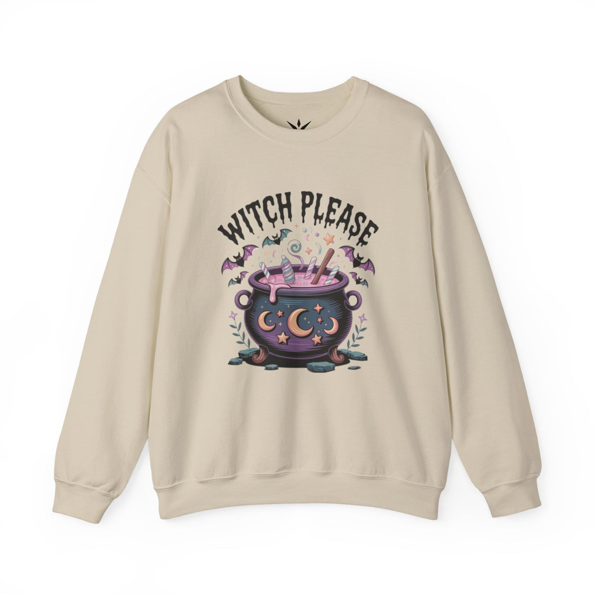 ORVIAN — Witch Please & I'm Just a Housewife Witch Crewneck, Magical Cauldron Unisex Heavy Blend