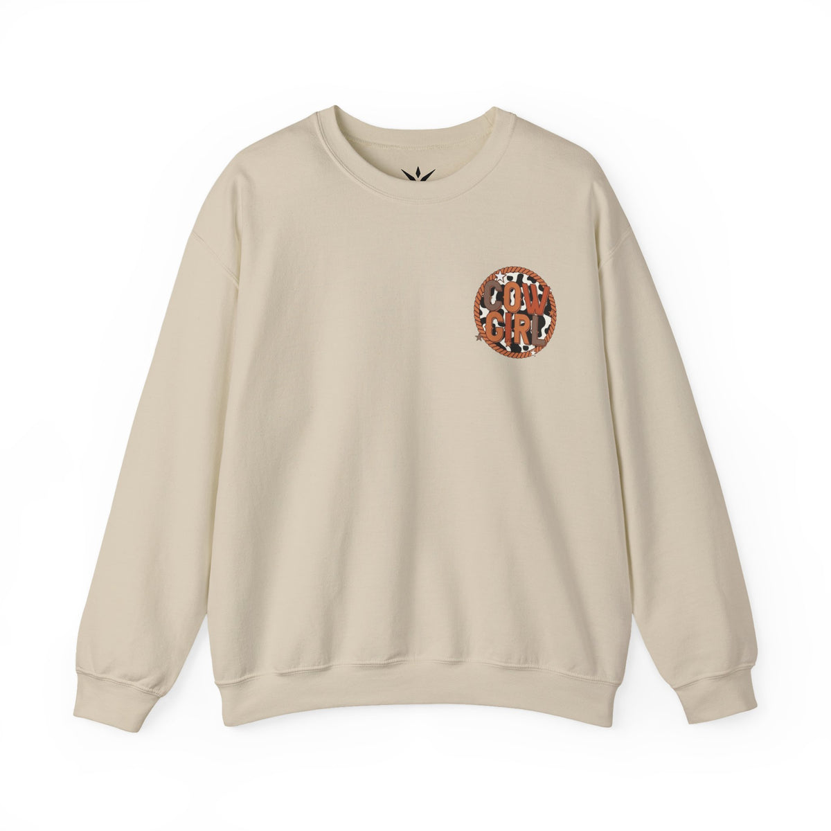 ORVIAN — Cowgirl “If I'm the Problem” Western Crewneck, Longhorn Skull Unisex Heavy Blend