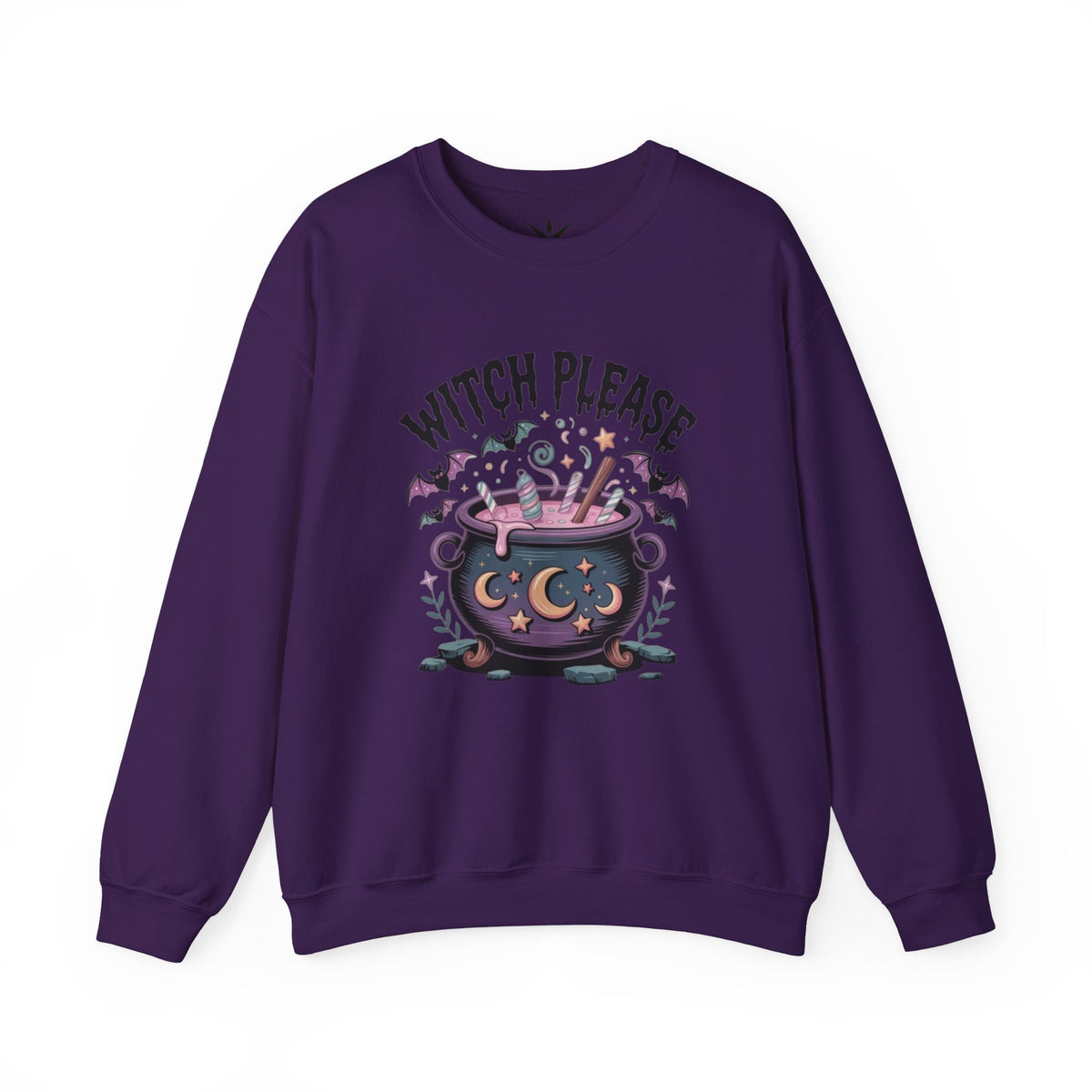 ORVIAN — Witch Please & I'm Just a Housewife Witch Crewneck, Magical Cauldron Unisex Heavy Blend